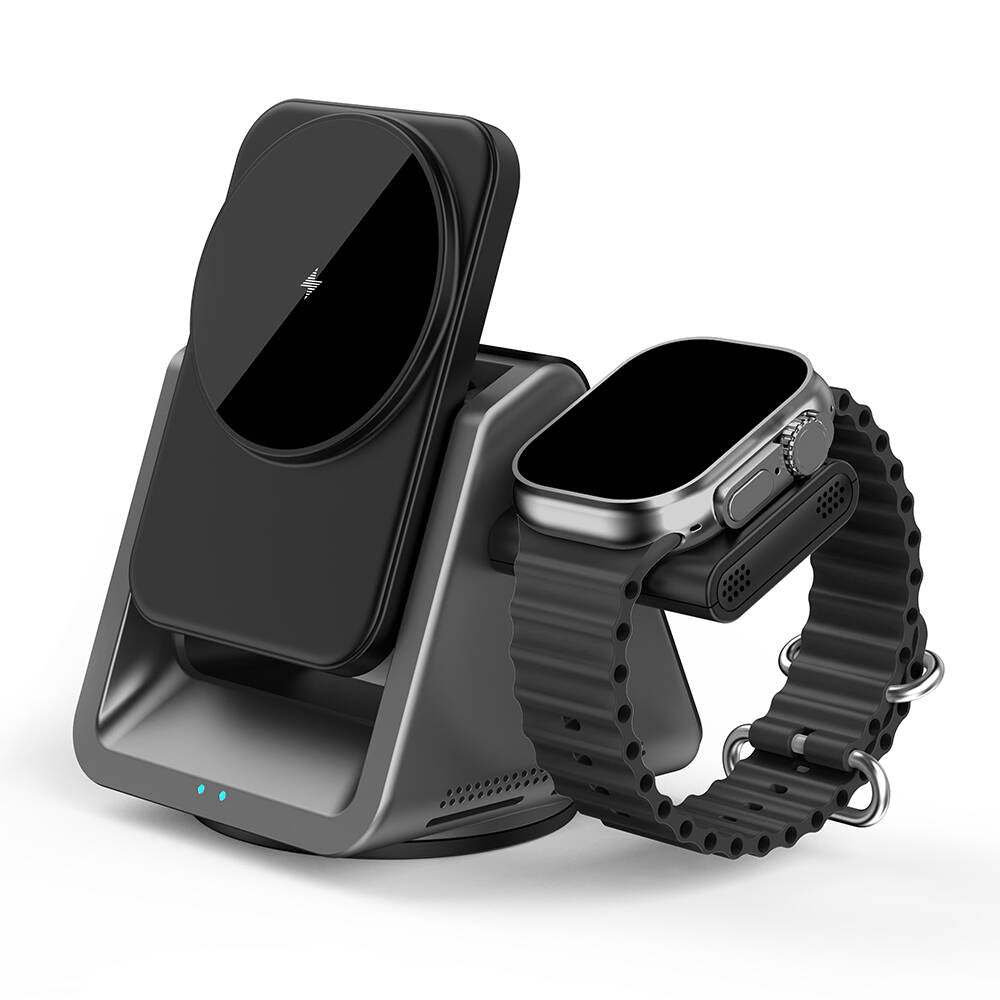 Wiwu Wi-W018 Coolpad Serisi Telefon ve Akıllı Saat İçin 15W 3in1 Kablosuz Şarj Standı Wiwu Wi-W018 Coolpad Serisi Telefon ve Akıllı Saat İçin 15W 3in1 Kablosuz Şarj Standı